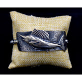 Heavy Mens Silver Sailfish Cuff